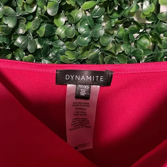 Metallic Pink Ruched Top - Picture 5 of 5